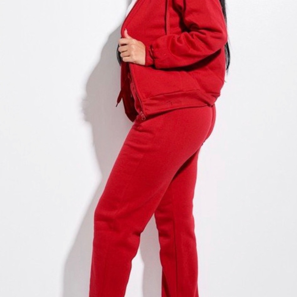 French Terry Sweatsuits (Black) - Picture 3 of 3
